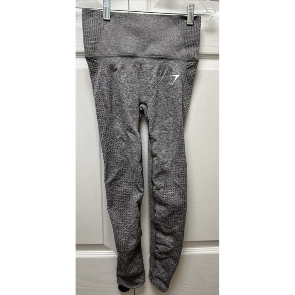 Gymshark Women's Merle Gray Active Scrunch Bottom Leggings Size Xs
